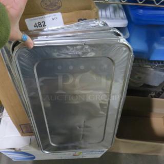 One Lot Of Full Size Foil Lids.