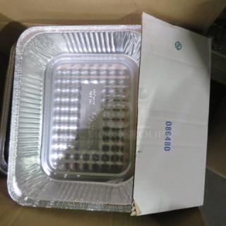 One Lot Of Half Size Foil Pans.