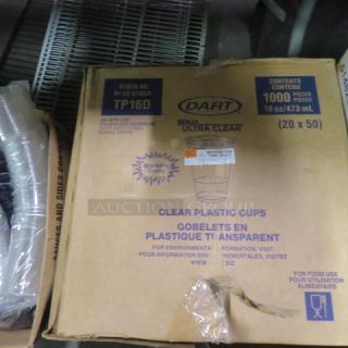 One Case Of 16oz Clear Cups.