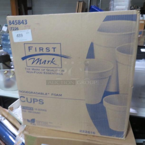 One Case Of 16oz Foam Cups. - Image 1 of 1