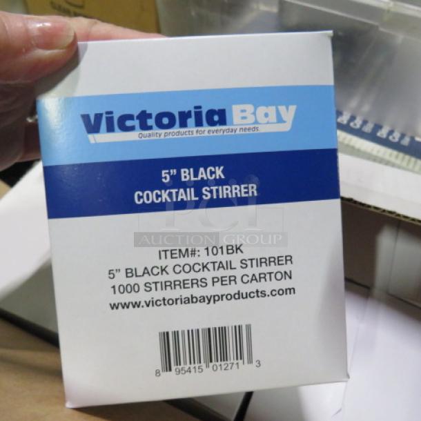 One Lot Of 9 Boxes of Cocktail Stirrers. - Image 1 of 2