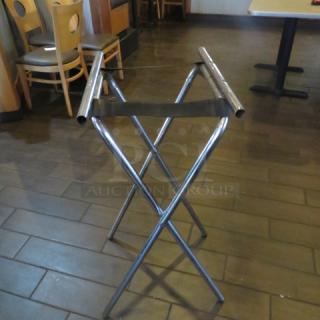 One Metal Tray Stand.