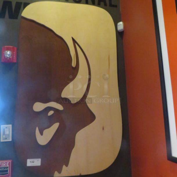 One Wooden Wall Art. 60X36 - Image 1 of 1