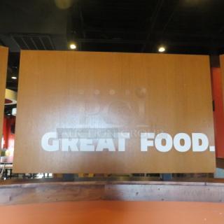 One Lot Of 4.5 Inch Wooden Letters. GREAT FOOD NO BULL