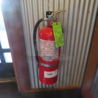 One ABC Fire Extinguisher.