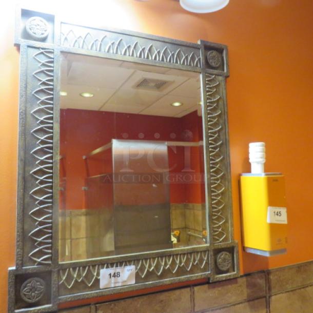 One Wall Mount 27X31.5 Mirror - Image 1 of 1