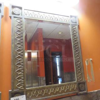 One Wall Mount 27X31.5 Inch Mirror.