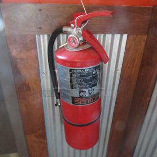 One Sentry ABC Fire Extinguisher.
