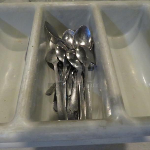 Flatware Holder With Flatware. 2XBID - Image 2 of 2