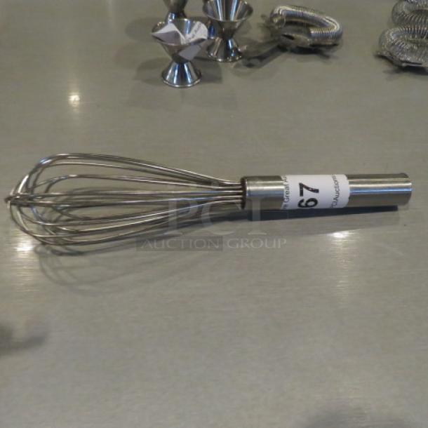 One Stainless Steel Whip. - Image 1 of 1