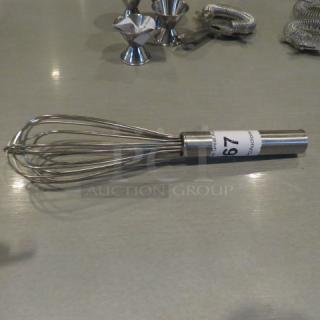 One Stainless Steel Whip.