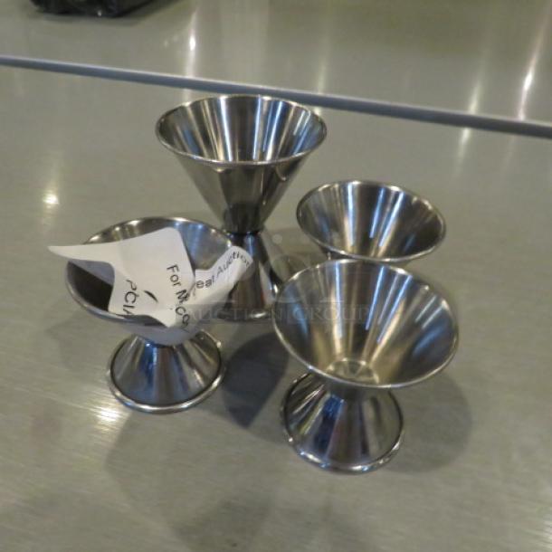 Assorted Stainless Steel Jigger. 4XBID - Image 1 of 1