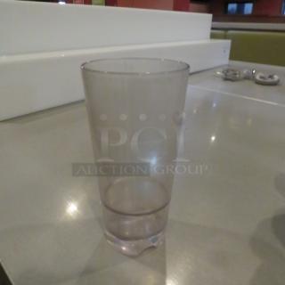 One Lot Of 25 Poly Glasses.