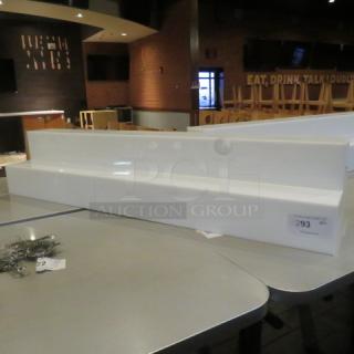 One Poly 2 Tier Lighted Liquor Bottle Display. 50X10X10