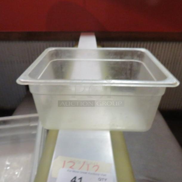 One 1/2 Size 6 Inch Deep Food Storage Container. - Image 1 of 1
