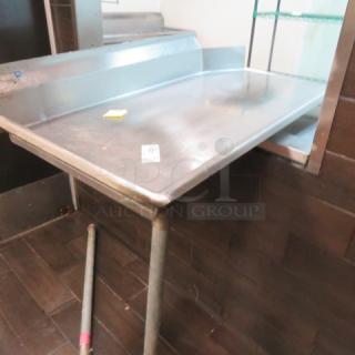 One EAGLE Clean Side Dishwasher Table. 51X31X43.5