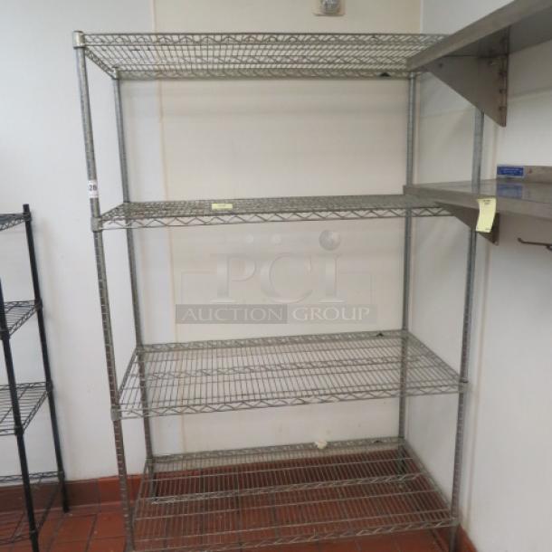 One Metro Shelf With 4 Shelves. 48X24X75 - Image 1 of 1