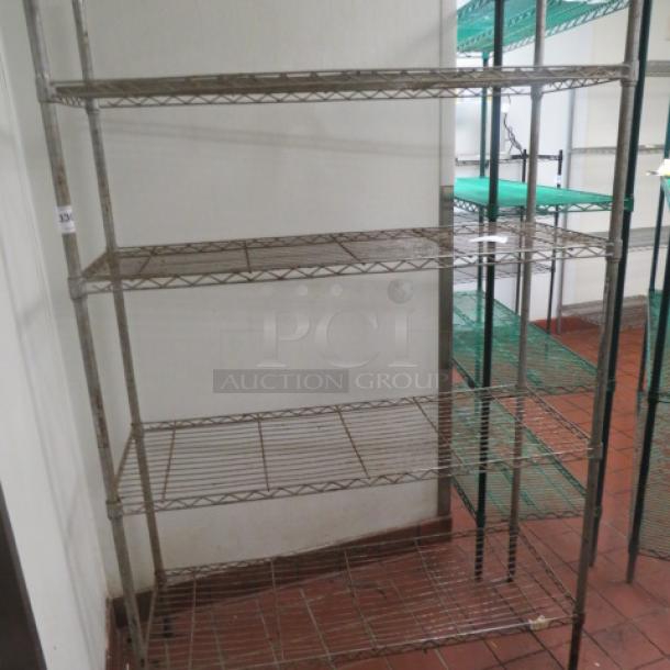 One Metro Shelf With 4 Shelves. 48X18X73 - Image 1 of 1