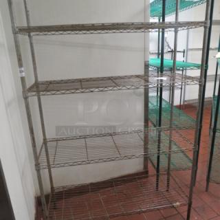 One Metro Shelf With 4 Shelves. 48X18X73