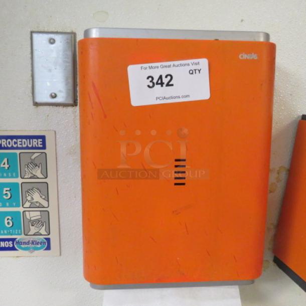 One Cintas Wall Mount Napkin Dispenser. - Image 1 of 1