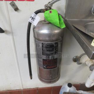 One K Guard Fire Extinguisher.
