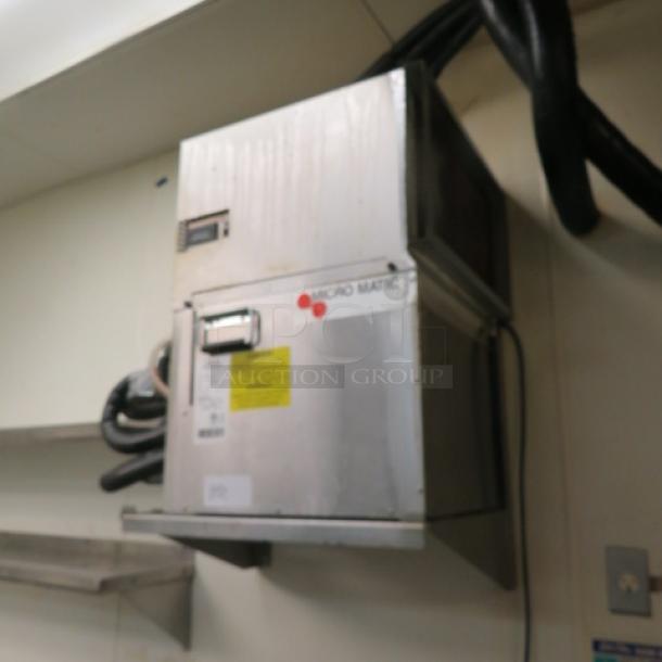 One Micromatic Glycol Chiller With SS Wall Mount Shelf. Model# MMPP4303-PKG. 208/230 Volt. 1 Phase. 20X18X29. $5359.20. - Image 1 of 4