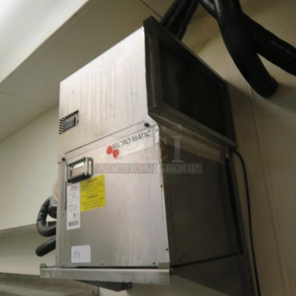 One Micromatic Glycol Chiller With SS Wall Mount Shelf. Model# MMPP4303-PKG. 208/230 Volt. 1 Phase. 20X18X29. $5359.20. - Image 2 of 4