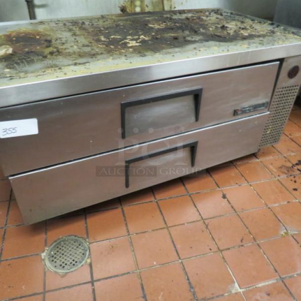 One True 2 Drawer Chef Base On Casters. Model# TRCB-52-60. 115 Volt. 60X32X25 - Image 1 of 1
