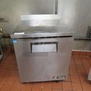 One True 1 Door Worktop Cooler On Casters. Model# TWT-27F. 115 Volt. 27.5X30X40. $2223.59
