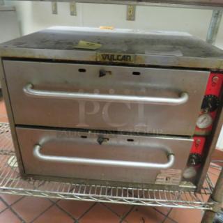 One Vulcan 2 Drawer Warmer. 120 Volt. Model# VW2S. 27X24X20. $2378.00