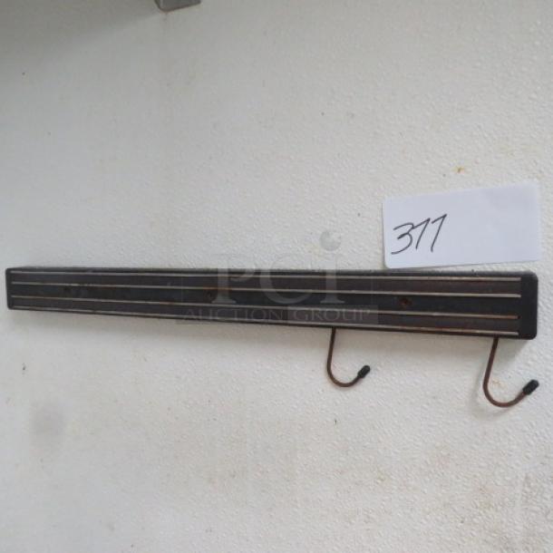 One Wall Mount Magnetic Knife Holder. - Image 1 of 1