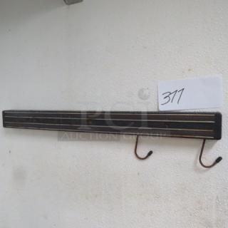 One Wall Mount Magnetic Knife Holder.