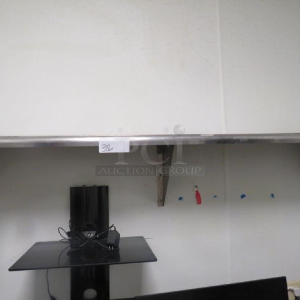 One Stainless Steel Wall Mount Shelf. 60X12X10 - Image 1 of 1