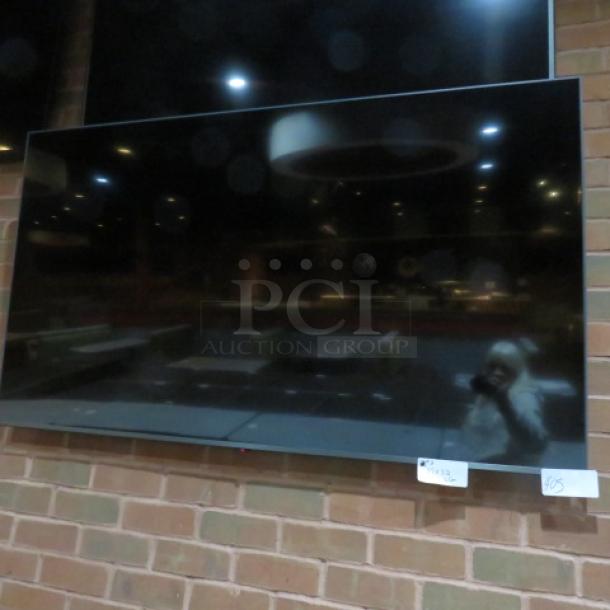 One 65 Inch LG Wall Mount TV. - Image 1 of 1