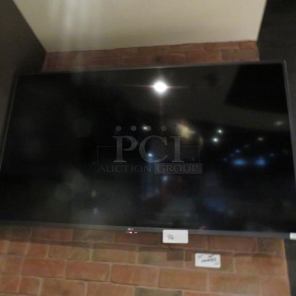 One 60 Inch LG Wall Mount TV. - Image 1 of 1