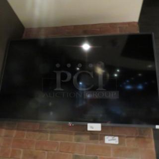 One 60 Inch LG Wall Mount TV.