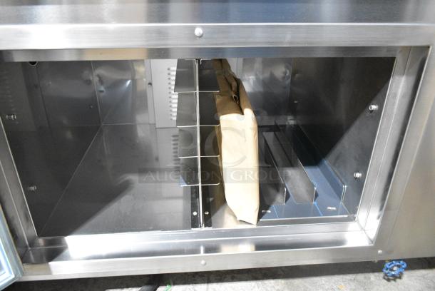 BRAND NEW SCRATCH AND DENT! 2022 Delfield SH-4 Stainless Steel Commercial Floor Style 4 Bay Steam Table on Commercial Casters. 120/208 Volts, 1 Phase. - Image 10 of 13