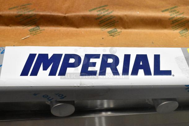 BRAND NEW SCRATCH AND DENT! Imperial ITG-36 Stainless Steel Commercial Countertop Natural Gas Powered Flat Top Griddle. 30,000 BTU. - Image 4 of 6