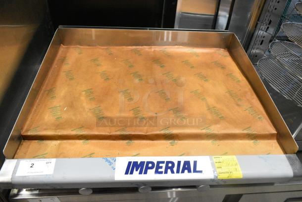 BRAND NEW SCRATCH AND DENT! Imperial ITG-36 Stainless Steel Commercial Countertop Natural Gas Powered Flat Top Griddle. 30,000 BTU. - Image 5 of 6