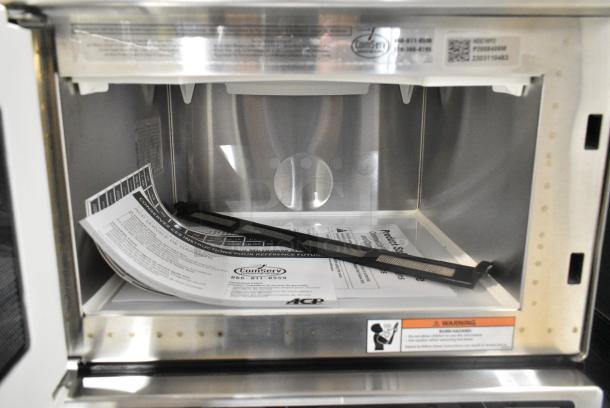 BRAND NEW SCRATCH AND DENT! 2023 Amana HDC18Y2 Stainless Steel Commercial Countertop Microwave Oven. 208/240 Volts, 1 Phase. - Image 4 of 5