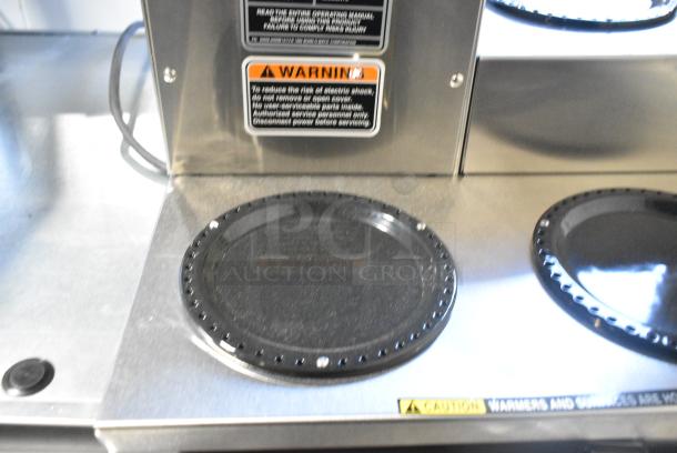 BRAND NEW SCRATCH AND DENT! 2024 Bunn CWTF15 Stainless Steel Commercial Countertop 12 Cup Automatic Coffee Brewer with 3 Lower Warmers and Hot Water Faucet and Poly Brew Basket. 120 Volts, 1 Phase. - Image 5 of 7