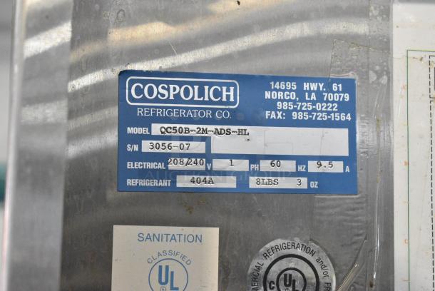 Alto Shaam QC50B-2M-ADS-HL Stainless Steel Commercial Roll In Rack QuikChiller Blast Chiller w/ Pan Rack. 208/240 Volts, 1 Phase. - Image 6 of 6