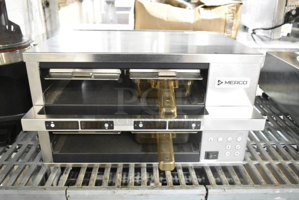 BRAND NEW SCRATCH AND DENT! Merco Stainless Steel Commercial Countertop Dedicated Holding Bin. 115 Volts, 1 Phase. Tested and Working! - Image 1 of 5