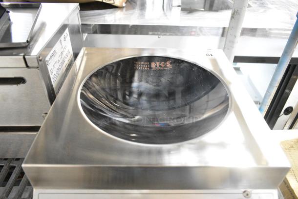 BRAND NEW SCRATCH AND DENT! Garland SH/WO 3500 Stainless Steel Commercial Countertop Single Burner Induction Wok Range. 208 Volts, 1 Phase. - Image 4 of 6