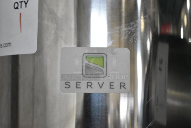 BRAND NEW SCRATCH AND DENT! Server FSP Stainless Steel Commercial Countertop Topping Warmer w/ Pump. 120 Volts, 1 Phase. Tested and Working! - Image 2 of 7