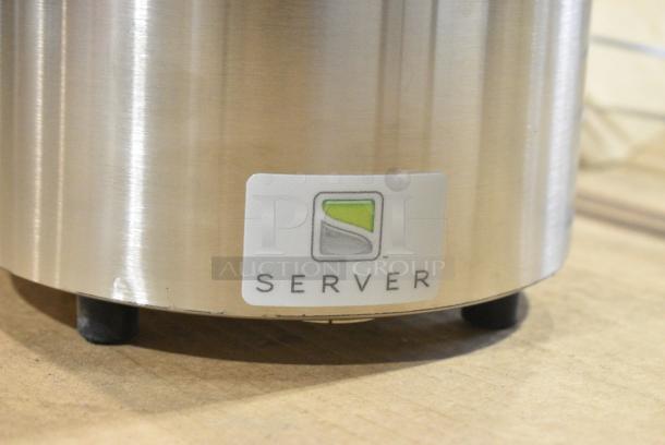 BRAND NEW SCRATCH AND DENT! Server SY1.5 Stainless Steel Commercial Countertop Beverage Holder Dispenser. 120 Volts, 1 Phase. - Image 2 of 7