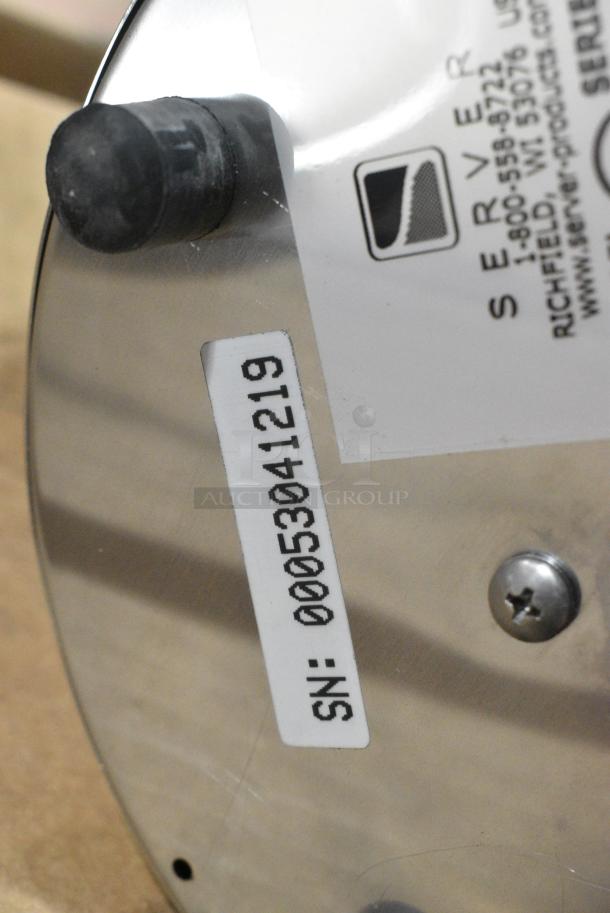 BRAND NEW SCRATCH AND DENT! Server SY1.5 Stainless Steel Commercial Countertop Beverage Holder Dispenser. 120 Volts, 1 Phase. - Image 7 of 7