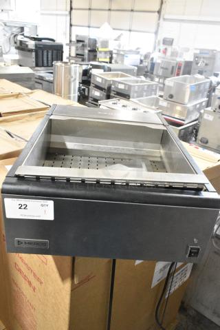 BRAND NEW SCRATCH AND DENT! Merco MCG1827NNN Stainless Steel Commercial Countertop CrispyMax Crisp & Ready Serving Station Double Lane Unit 120 Volts, 1 Phase.
