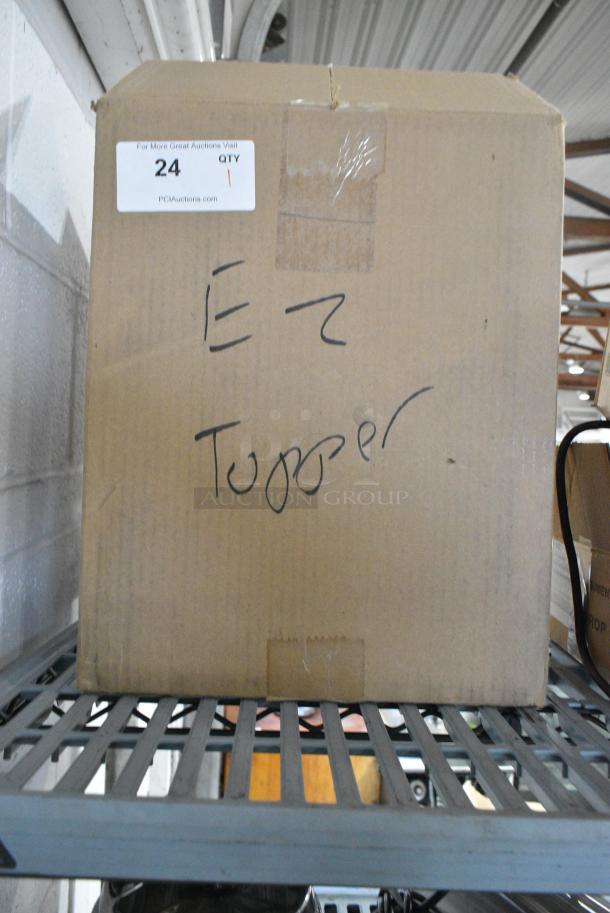 BRAND NEW SCRATCH AND DENT! Server 85899 Sainless Steel Commercial Countertop Twin EZ-Topper Topping Warmer. - Image 2 of 6