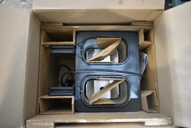 BRAND NEW SCRATCH AND DENT! Server 85899 Sainless Steel Commercial Countertop Twin EZ-Topper Topping Warmer. - Image 5 of 6